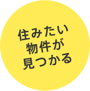 住みたい物件が見つかる