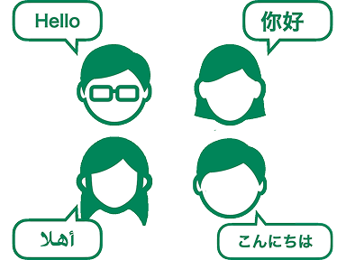 各国出身のスタッフ