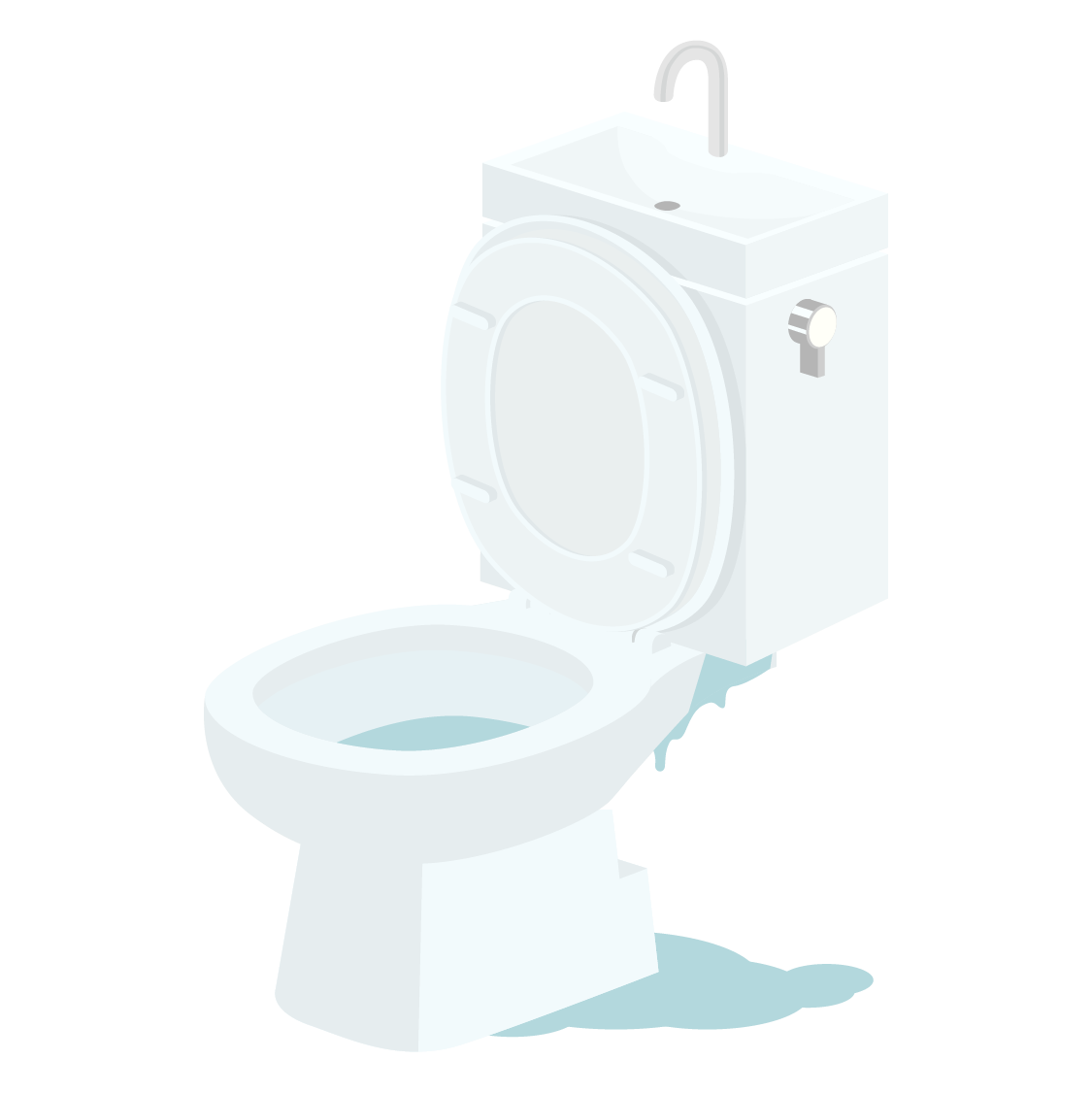 トイレ床が気づいたら濡れているようなのですが対処方法はありますか？